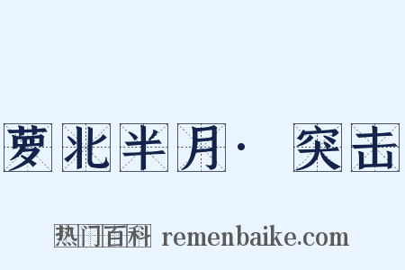 萝北半月·突击是什么意思的图片